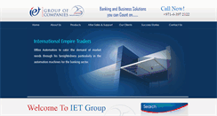 Desktop Screenshot of iet-group.com